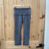 LULULEMON BLK GRAY HEATHERED LEGGINGS 6