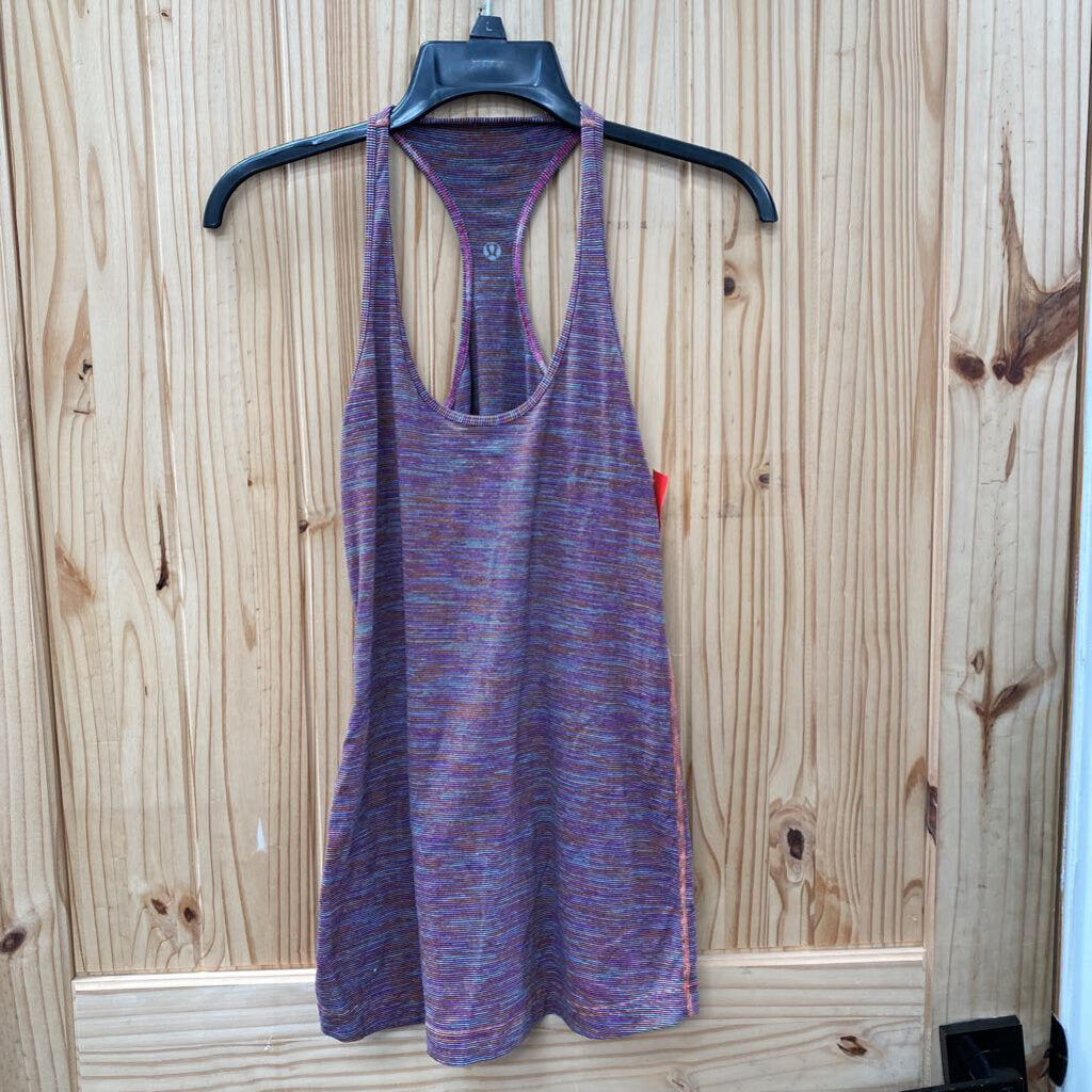 LULULEMON PURPLE/ORANGEHEATHERED TANK