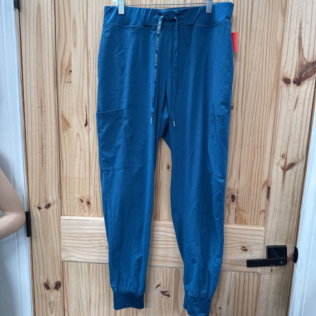 WOMENS MEDCOUTURE DK TEAL JOGGERS M