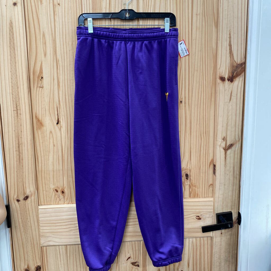 BOYS NIKE KOBE PURPLE/GOLDEN YELLOW PANTS L 12 NWT