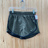 WOMENS NIKE SHORTS OLIVE GREEN/BLK XS NWT