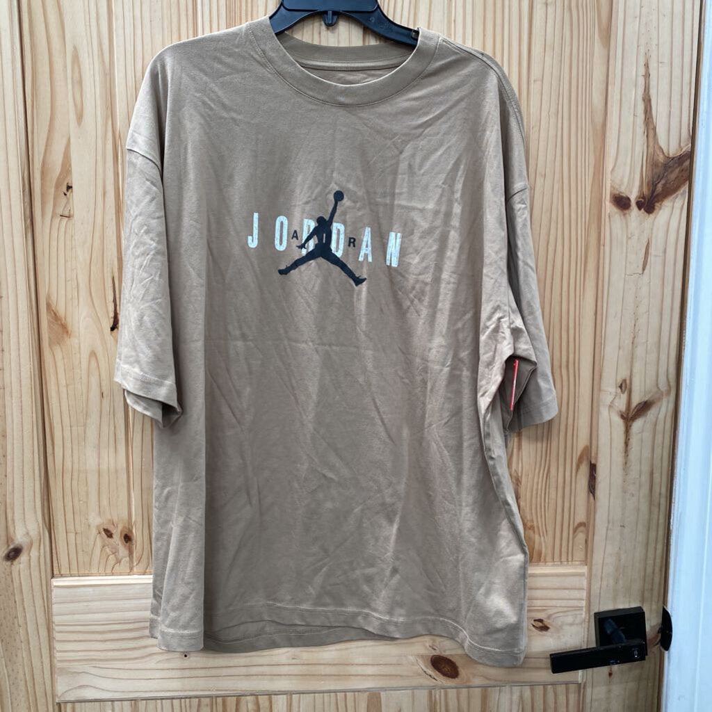 MENS JORDAN TAUPE SHIRT L
