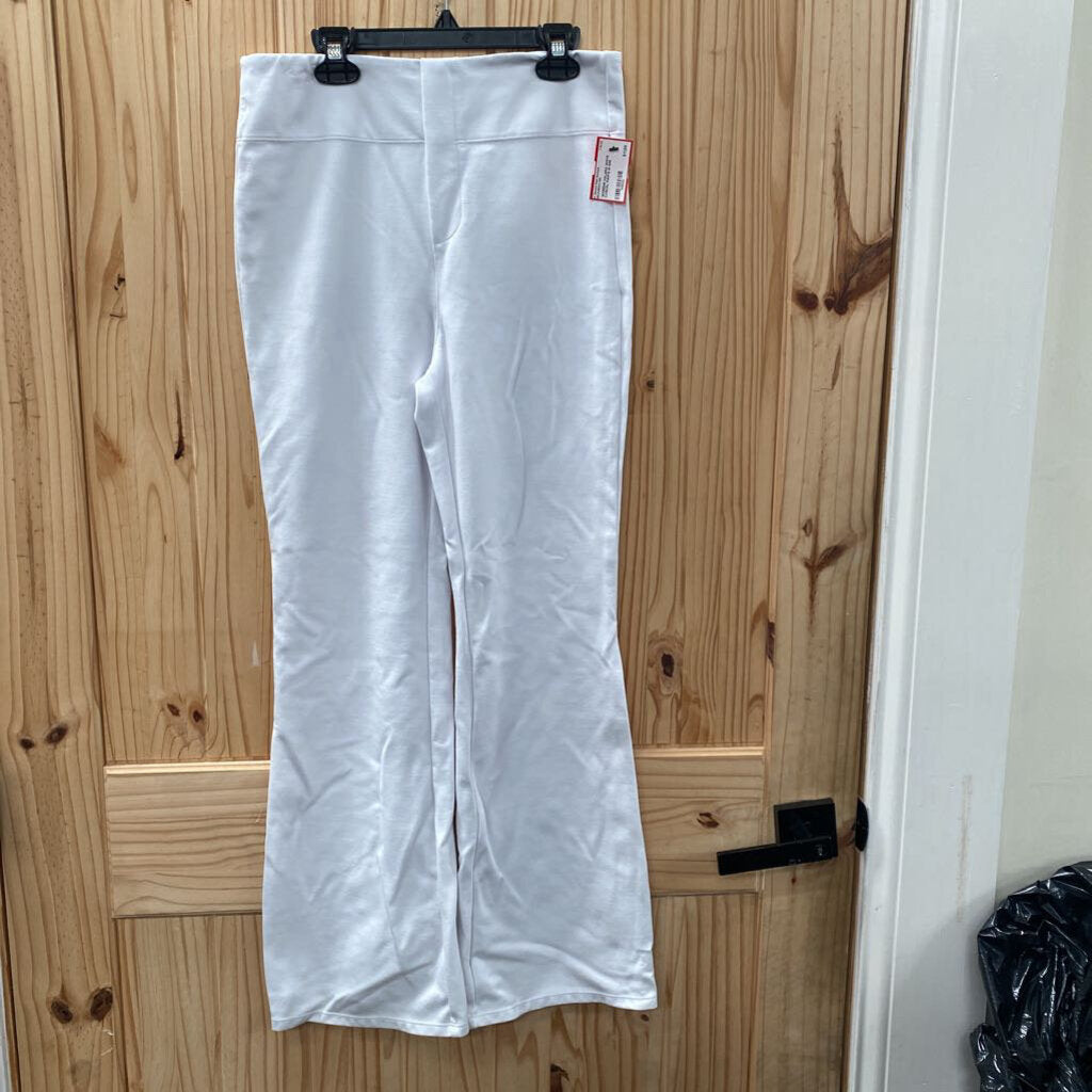 WOMENS HALARA WHITE CASUAL PANTS M