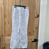 WOMENS HALARA WHITE CASUAL PANTS M