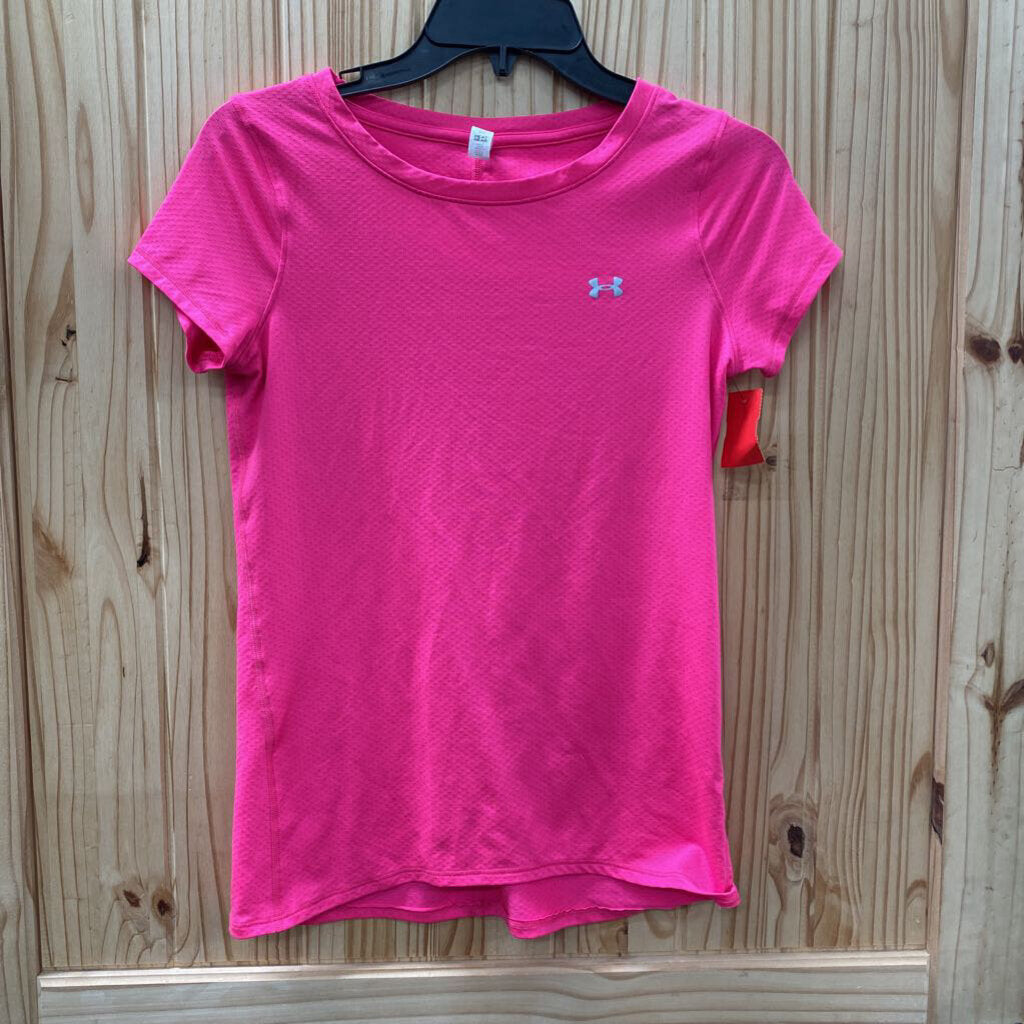 WOMENS UNDER ARMOUR BRIGHT PINK SHIRT XS