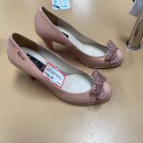WOMENS BABARA MAUVE CASUAL SPARKLY HEELS SIZE UNKNOWN