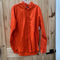 MENS CINCH LS ORANGE BUTTON UP SHIRT M