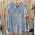MENS CINCH LS BUTTON UP SHIRT LT TAN/BLUE/YELLOW L