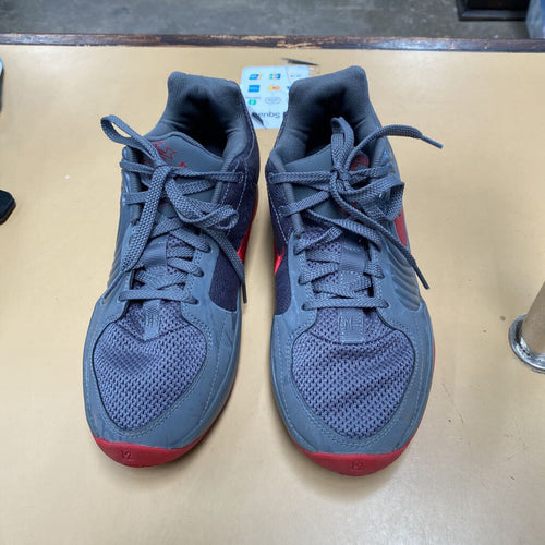 BOYS NIKE MORANT NIKE BASKETBALL SHOES GRAY/RED 6.5Y