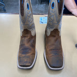 WOMENS ARIAT BOOTS TAN/SKY BLUE 6