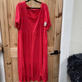 WOMENS TERRA & SKY RED DRESS 1X
