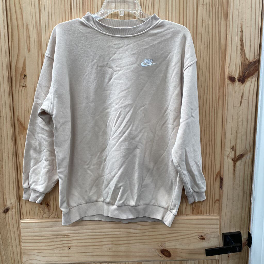 WOMENS NIKE BEIGE/WHITE SWEATSHIRT XL