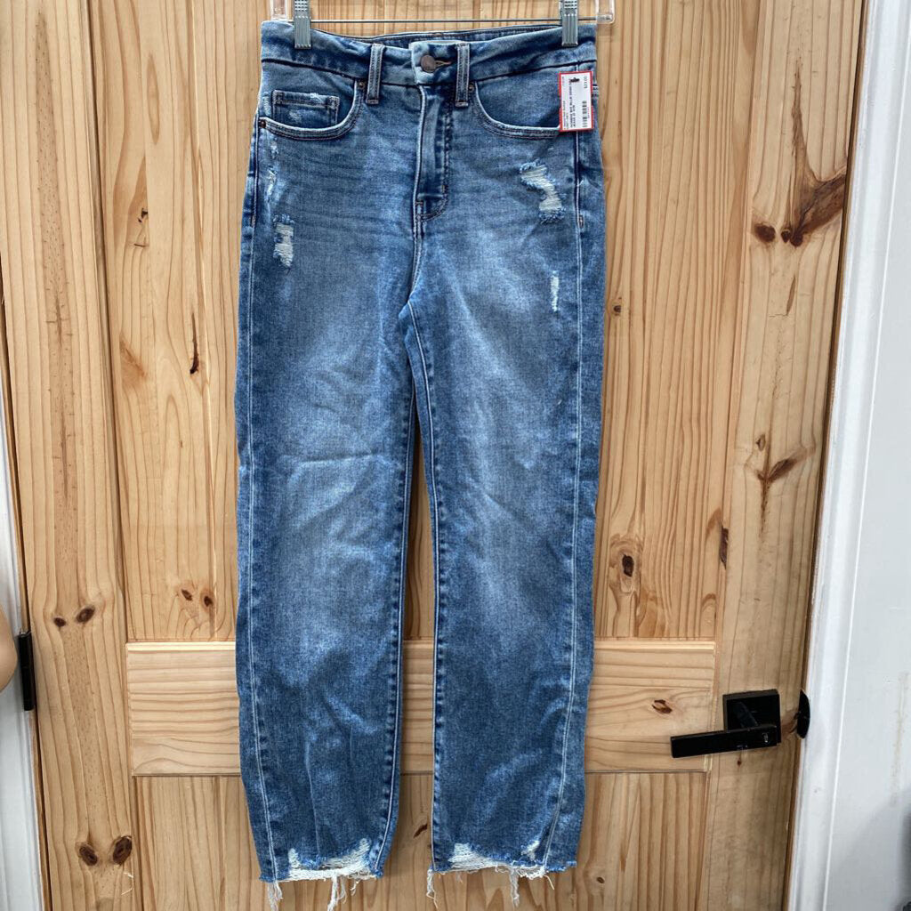 WOMENS BKE BILLIE DENIM DIST. JEANS 26