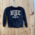 BOYS NIKE BRAND 3 SWEATSHIRT BLK/DK TAN 8