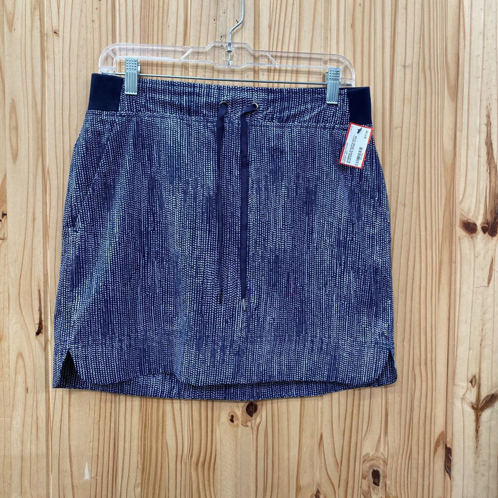 WOMENS ATHLETA NAVY BLUE/WHITE SKORT 8