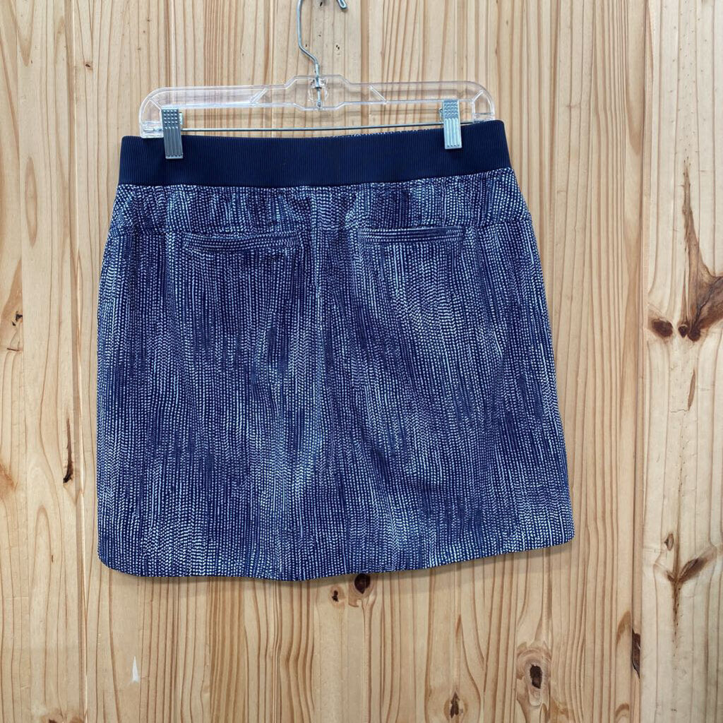 WOMENS ATHLETA NAVY BLUE/WHITE SKORT 8