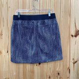 WOMENS ATHLETA NAVY BLUE/WHITE SKORT 8