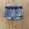 WOMENS LULULEMON BLK/WHITE SHORTS 6