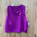 WOMENS NIKE CROP TOP FUSHIA/WHITE XL