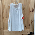 WOMENS LULULEMON WHITE TANK L/XL