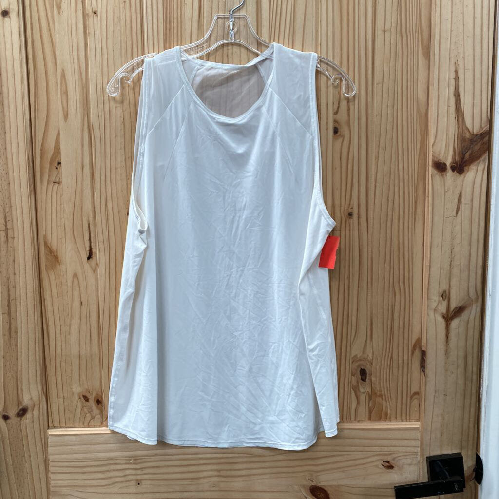 WOMENS LULULEMON WHITE TANK L/XL
