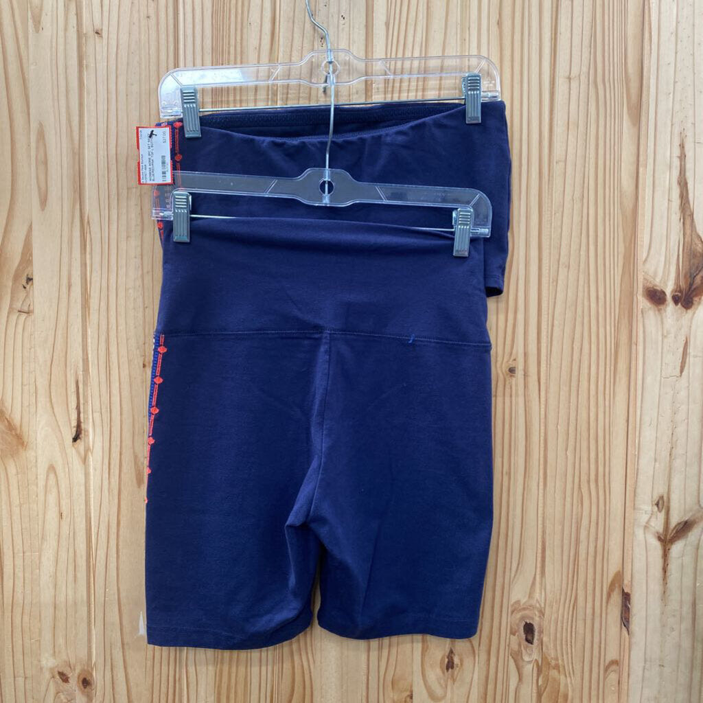WOMENS AERIE 2PC SET NAVY BLUE/RED/PINK TOP L BOTTOM M