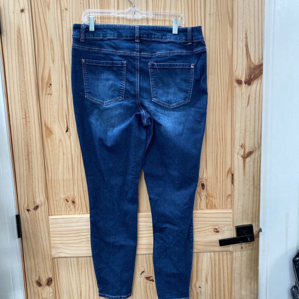 WOMENS MAURICES DK DENIM JEANS 16
