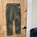 MENS ORIGINAL USE DK GREEN CARGO PANTS S