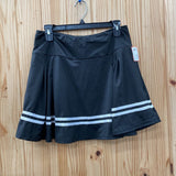 WOMENS WE1FIT BLK/WHITE SKORT L