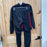 BOYS JORDAN 2PC SET RED/BLK 12