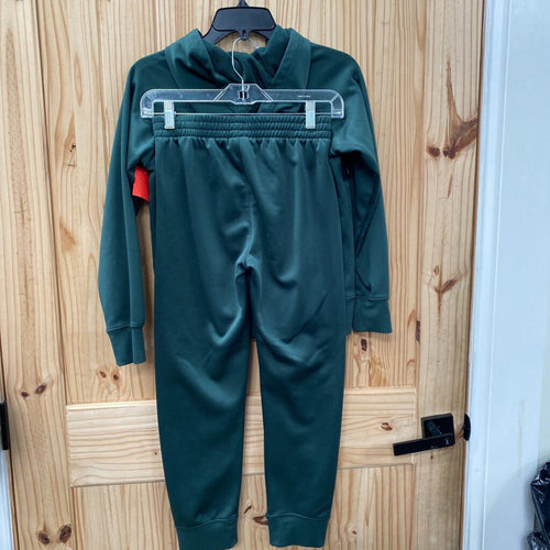 BOYS JORDAN 2PC SET DK GREEN/BLK/WHITE 12 (SMALL SNAG)