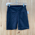 WOMENS CRZ YOGA BLK BIKER SHORTS S