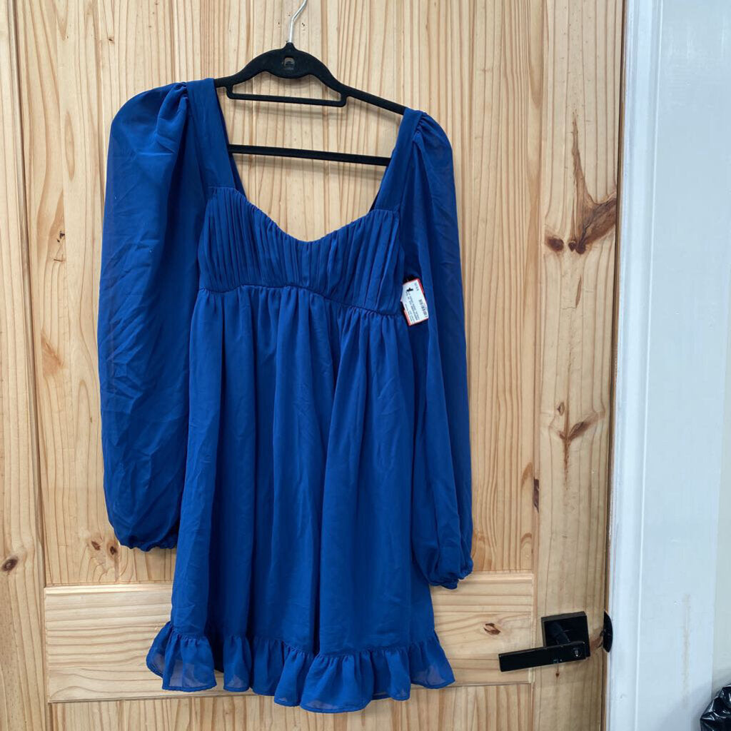 ABERCROMBIE XXS DK TEAL CASUAL DRESS