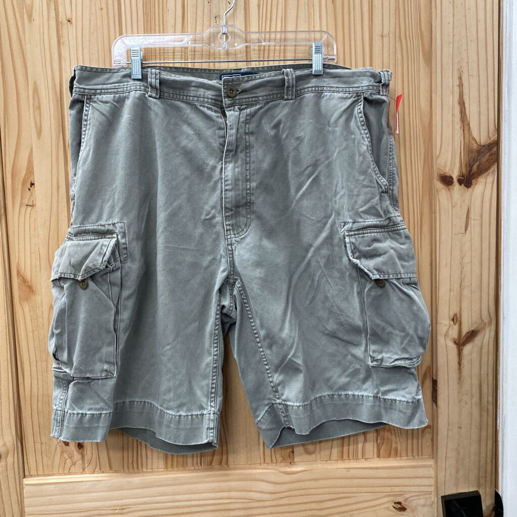 MENS POLO RALPH LAUREN LT OLIVE GREEN CARGO SHORTS 40T