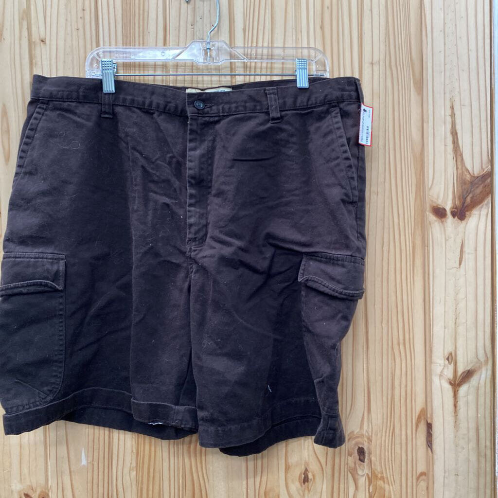 MENS CHEROKEE DK BROWN CARGO SHORTS 40