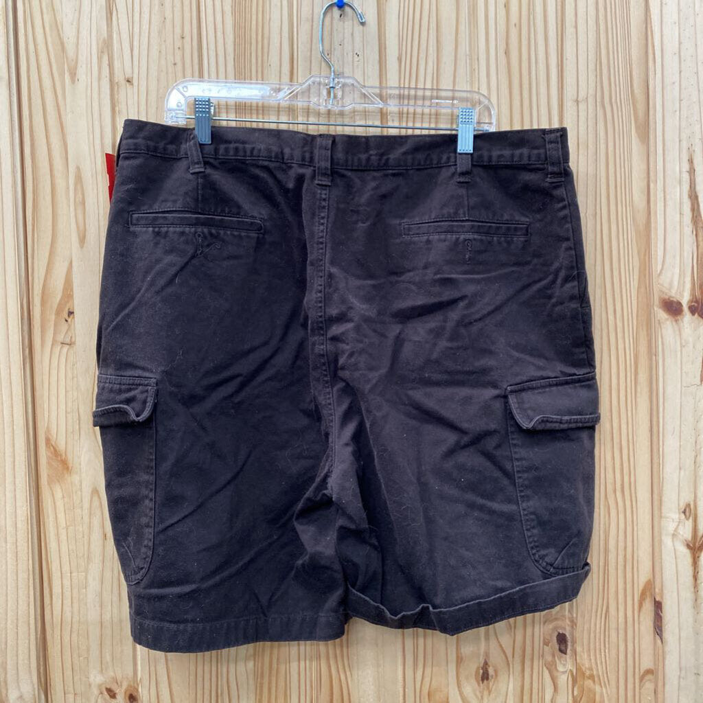 MENS CHEROKEE DK BROWN CARGO SHORTS 40