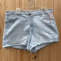 WOMENS AMERICAN EAGLE LT DENIM JEAN SHORTS 18