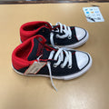 BOYS CONVERSE SHOES RED/WHITE/BLK 13