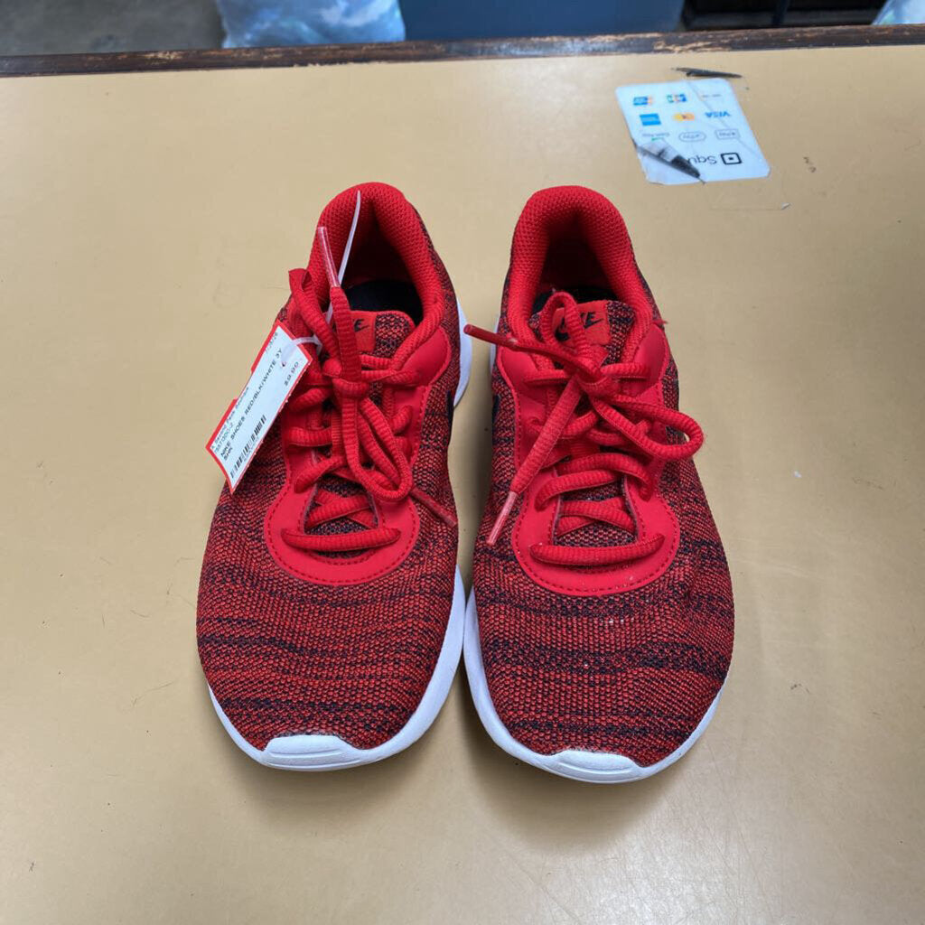 NIKE SHOES RED/BLK/WHITE 3Y