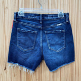 WOMENS KANCAN DK DENIM JEAN SHORTS 27
