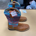 GIRLS TWISTED X BOOTS PURPRLE/CYAN.BROWN 2M