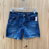 WOMENS AMERICAN EAGLE DK DENIM JEANS SHORTS 4