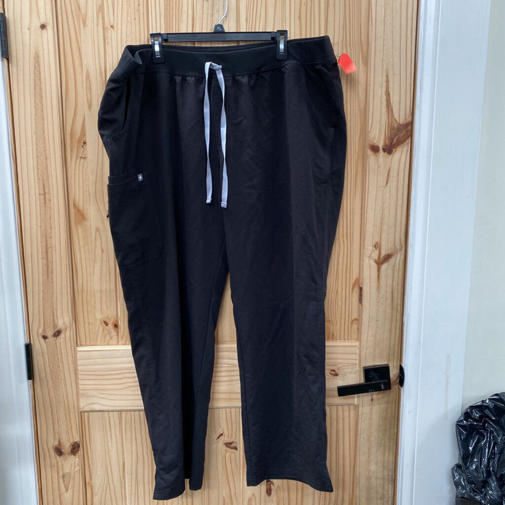 WOMENS FIGS BLK SCRUB PANTS NEW