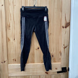 WOMENS ATHLETA BLK/WHITE LEGGINGS S