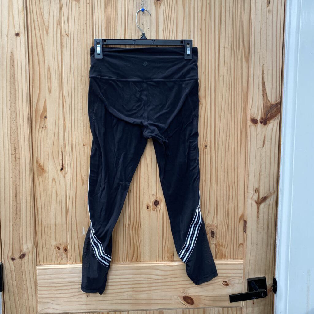 WOMENS ATHLETA BLK/WHITE LEGGINGS S