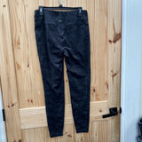 WOMENS MONDETTA DK GREEN/BLK LEGGINGS L