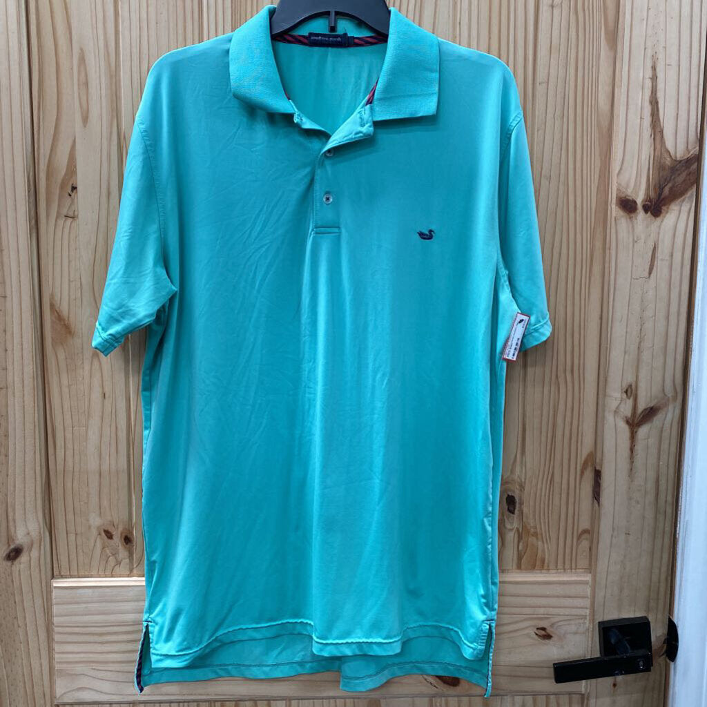 MENS SOUTHERN MARSH MINT POLO SHIRT