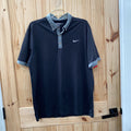 MENS NIKE GOLF SHIRT BLK/GREY L