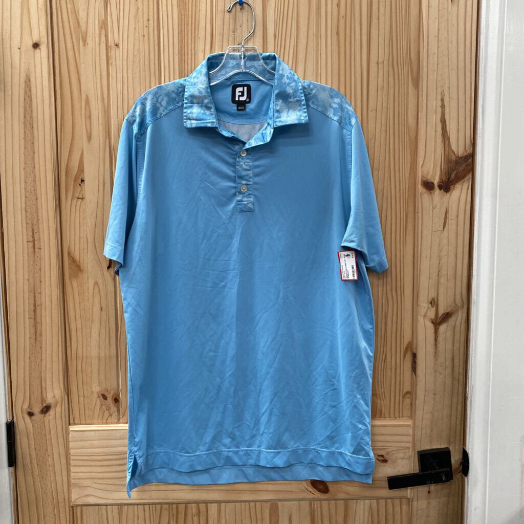 MENS FJ POLO SHIRT SKY BLUE M