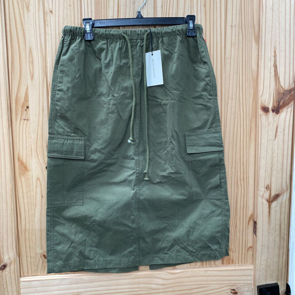 WOMENS MIMOSA DK OLIVE GREEN SKIRT M NWT